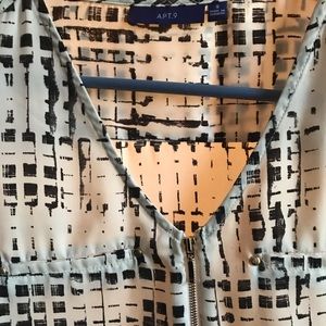 Apt.9 Black and White Blouse